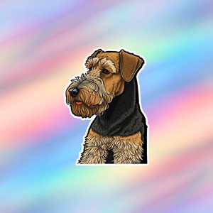 Airedale Terrier Single Sticker