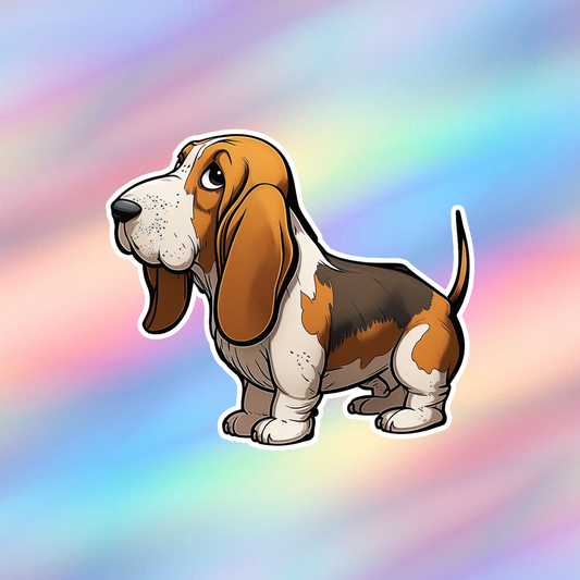 Basset Hound Single Sticker