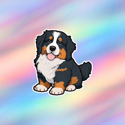 Bernese Mountain Dog Single Sticker