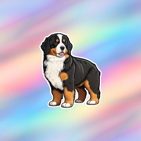 Bernese Mountain Dog Single Sticker