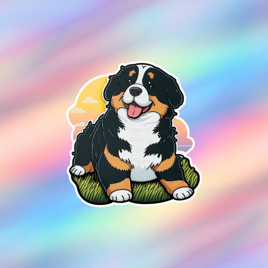 Bernese Mountain Dog Single Sticker