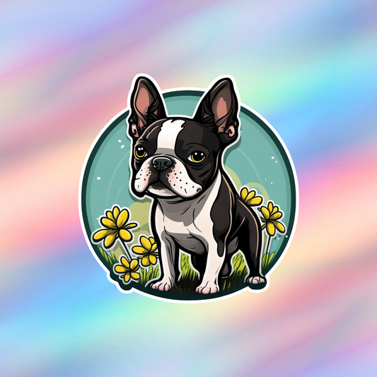 Boston Terrier Single Sticker