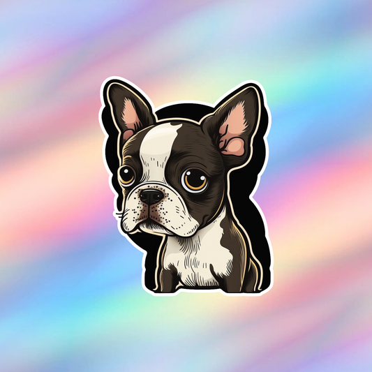 Boston Terrier Single Sticker