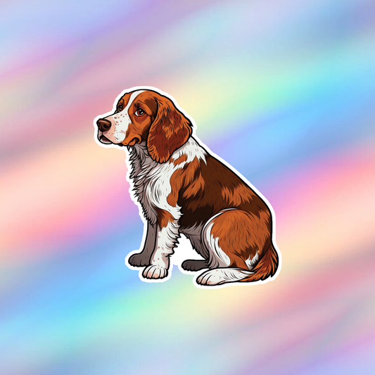 Brittany Dog Single Sticker