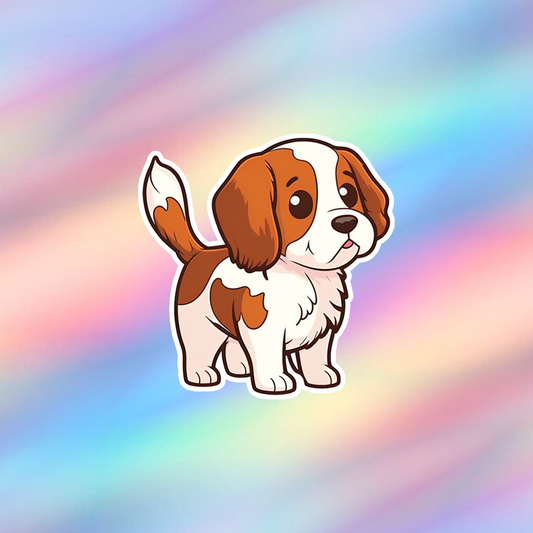 Brittany Dog Single Sticker