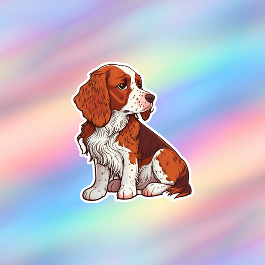 Brittany Dog Single Sticker
