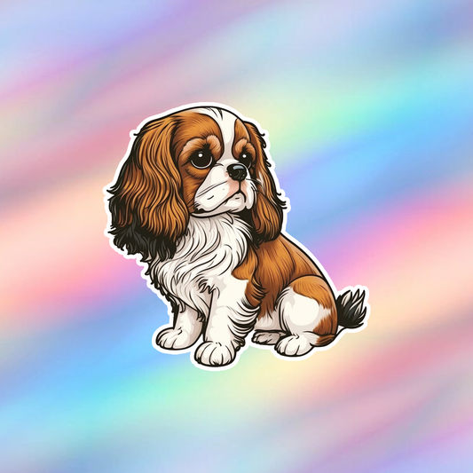 Cavalier King Charles Spaniel Single Sticker