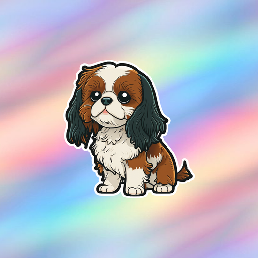 Cavalier King Charles Spaniel Single Sticker