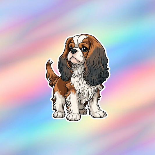 Cavalier King Charles Spaniel Single Sticker