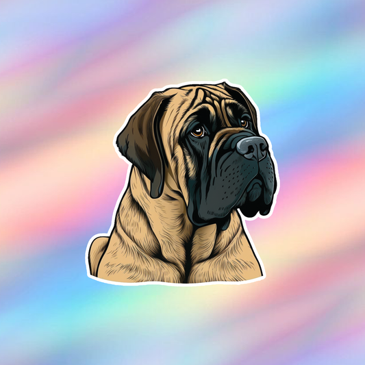 English Mastiff Single Sticker