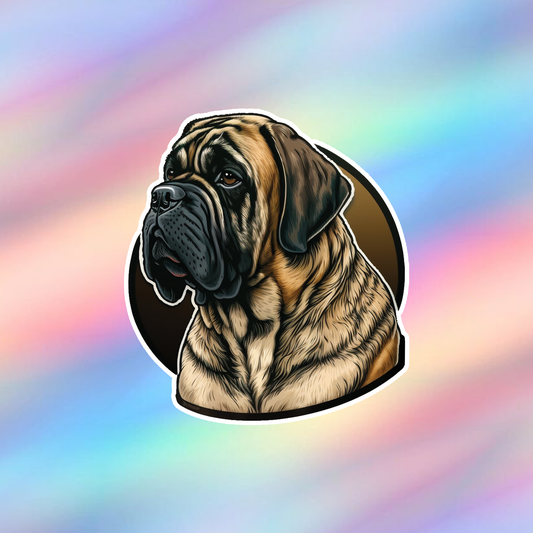 English Mastiff Single Sticker