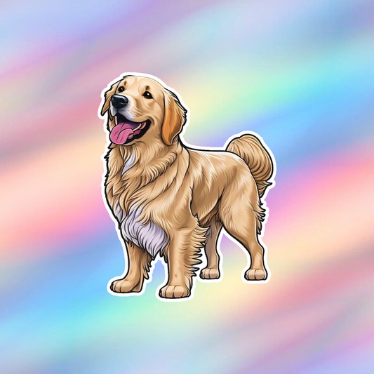 Golden Retriever Single Sticker