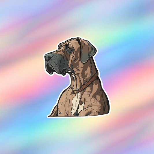 Great Dane Single Sticker