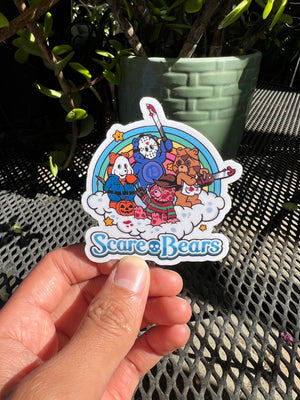 Halloween Scare Bears Sticker (3 Inch)