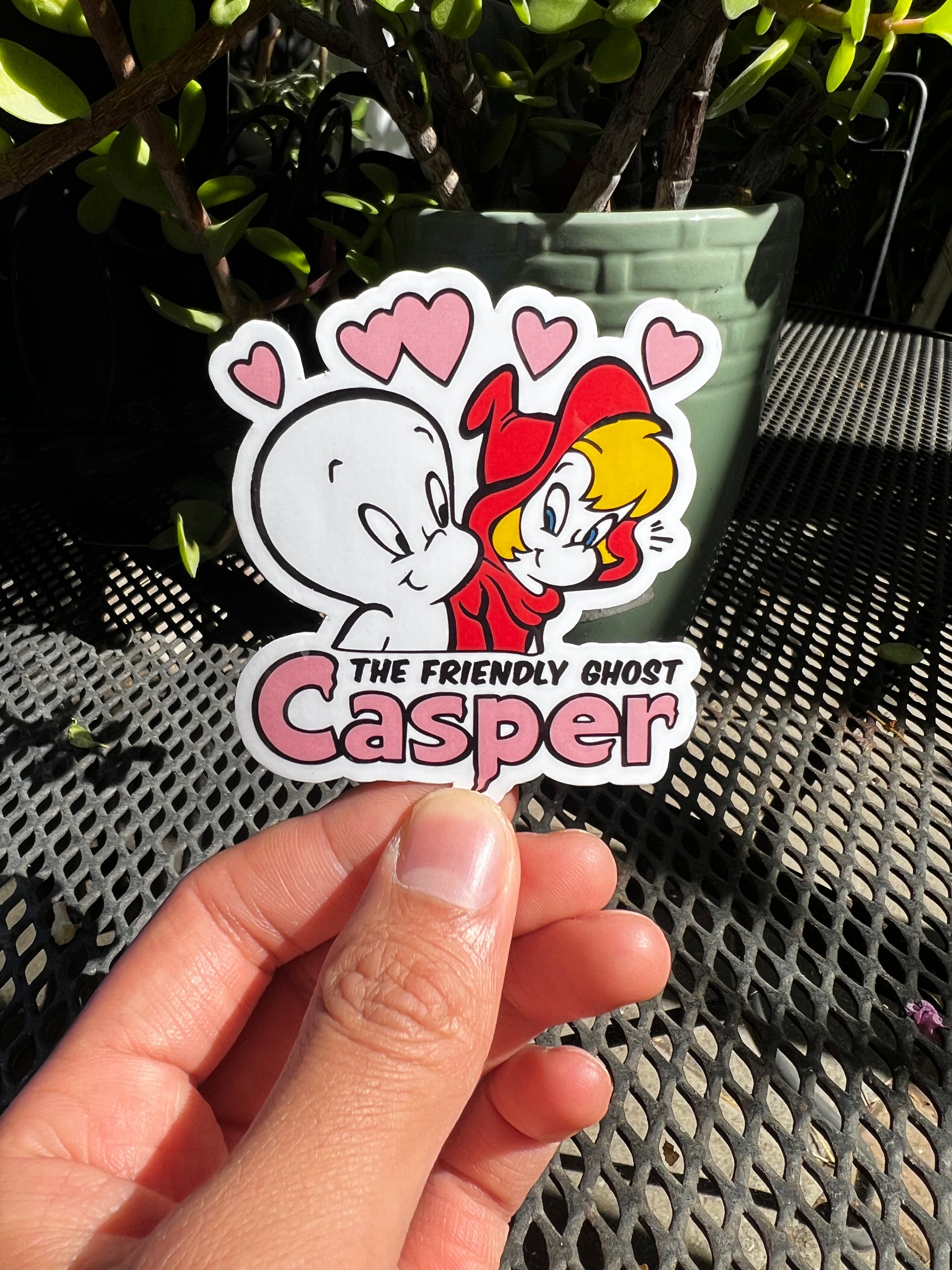 Halloween Casper Sticker (3 Inch)