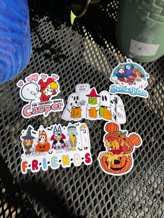Halloween Stickers Pack of 5