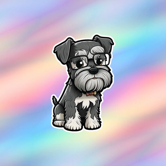 Miniature Schnauzer Single Sticker