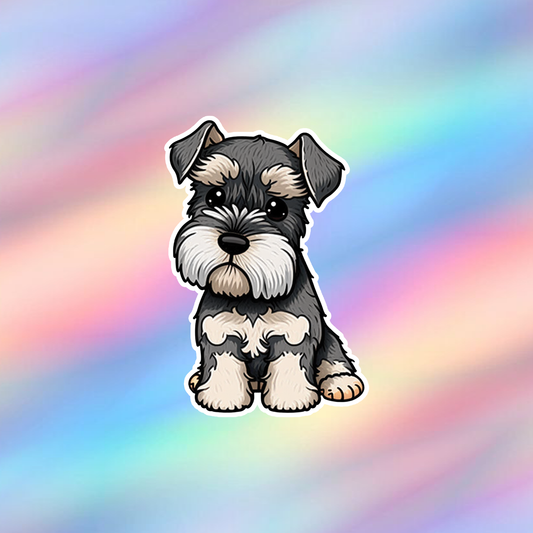 Miniature Schnauzer Single Sticker