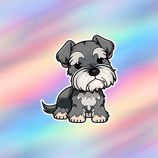 Miniature Schnauzer Single Sticker