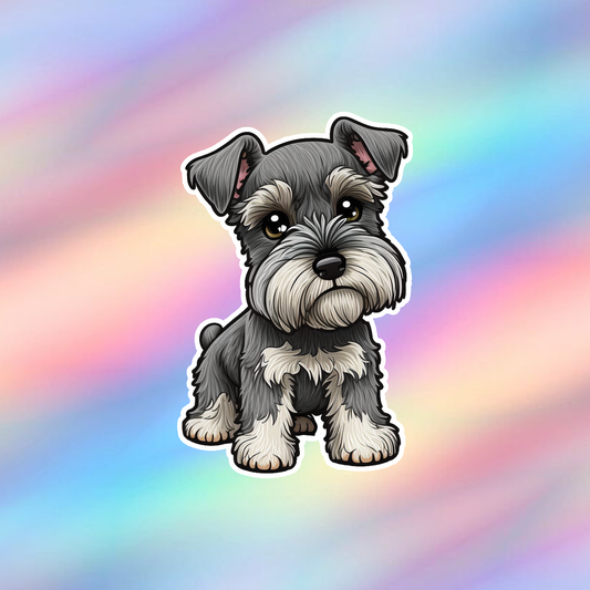 Miniature Schnauzer Single Sticker