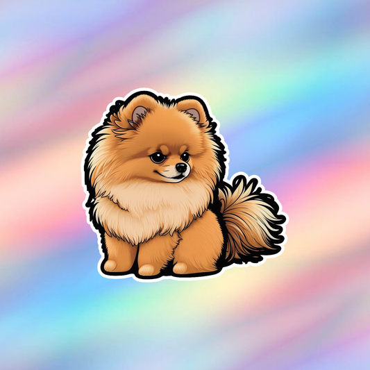 Pomeranian Single Sticker