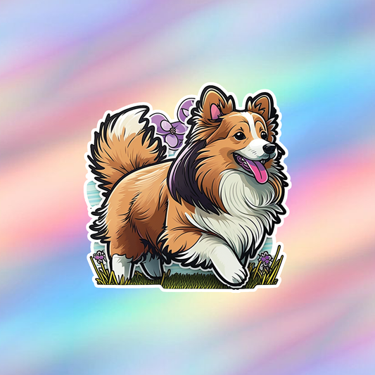 Shetland Sheepdog Single Sticker