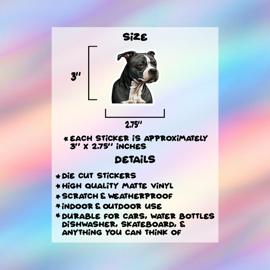 Staffordshire Bull Terrier Single Sticker