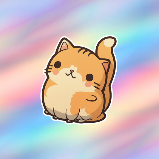 Cat Kawaii Single Sticker