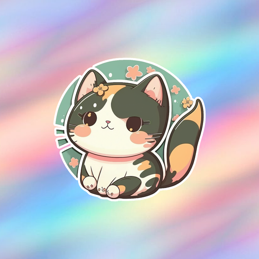 Cat Kawaii Single Sticker