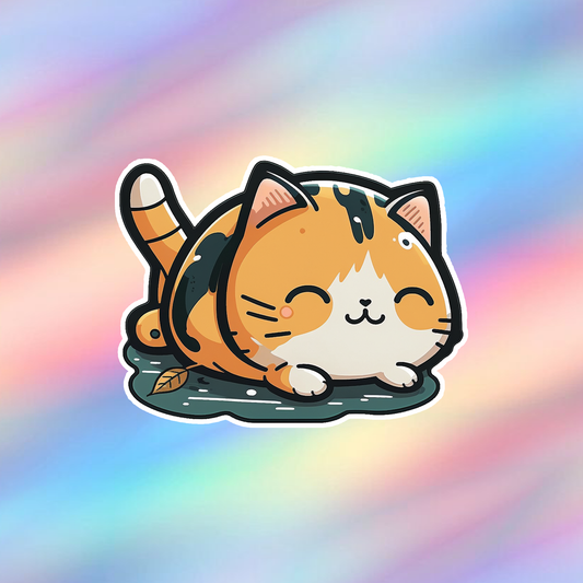 Cat Kawaii Single Sticker