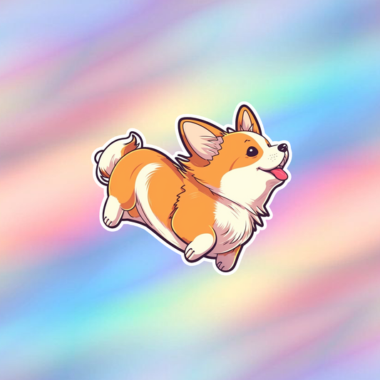 Corgi Single Sticker