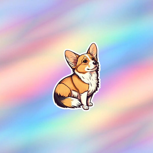 Corgi Single Sticker