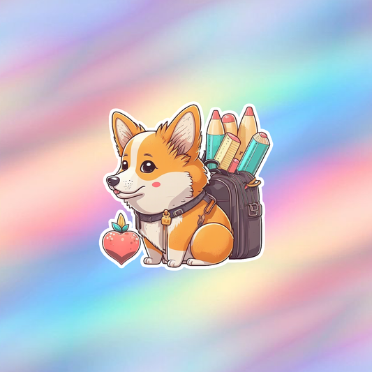 Corgi Accessories Single Sticker