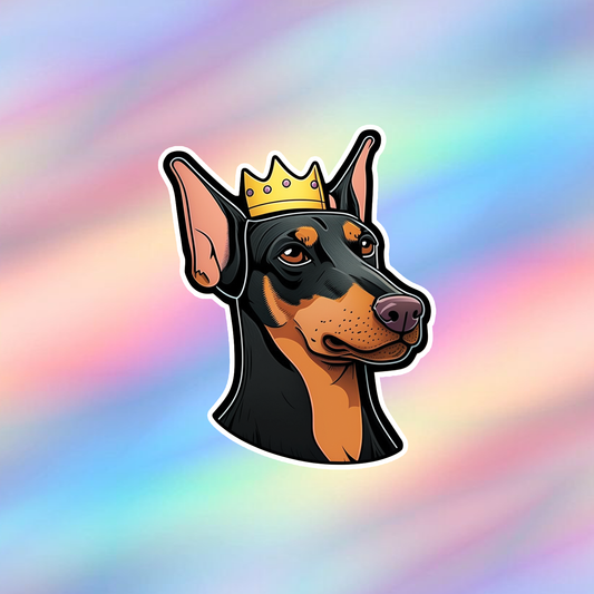 Dobermann Single Sticker