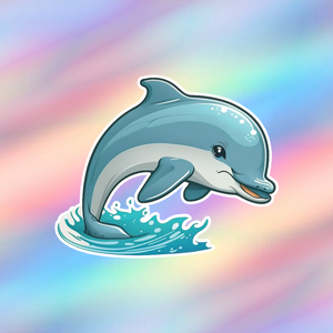Dolphin Single Sticker
