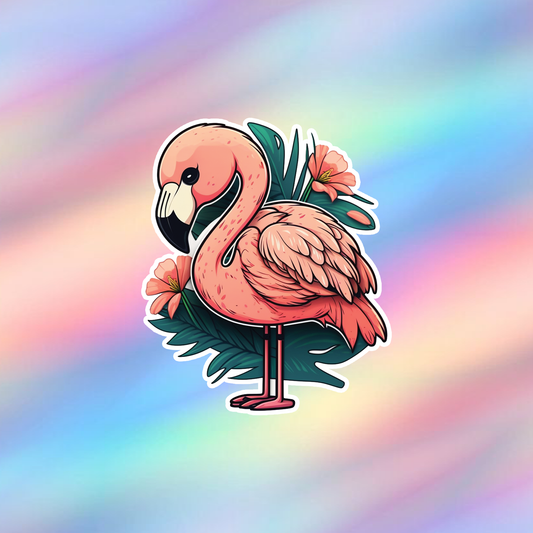 Flamingo Single Sticker