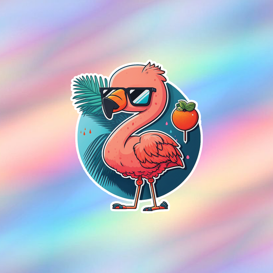 Flamingo Single Sticker