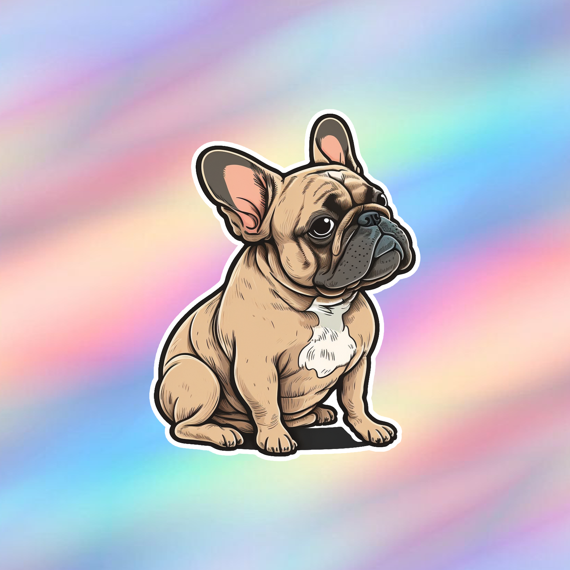 French Bulldog Single Sticker