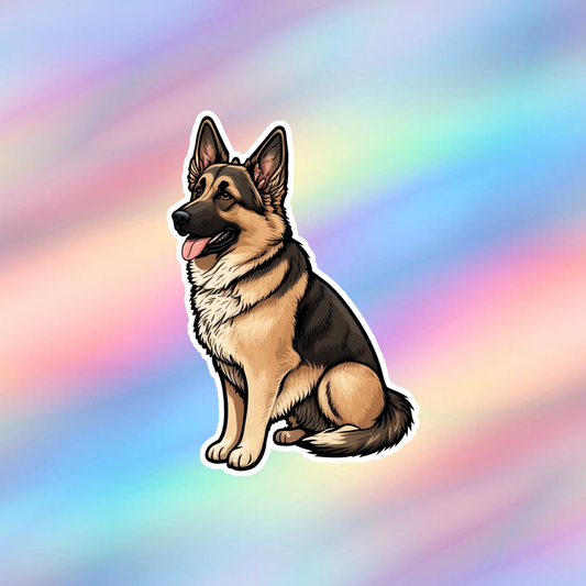 German Shepherd Single Sticker