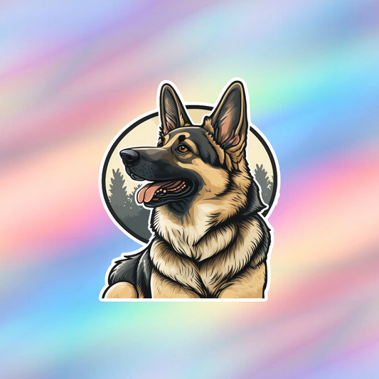 German Shepherd Single Sticker