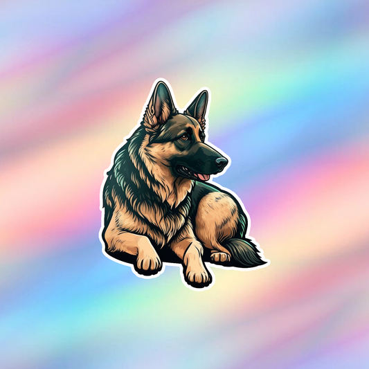 German Shepherd Single Sticker