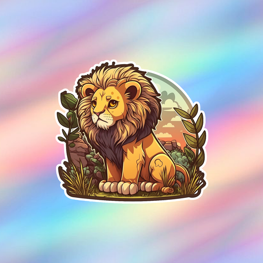 Lion Single Sticker