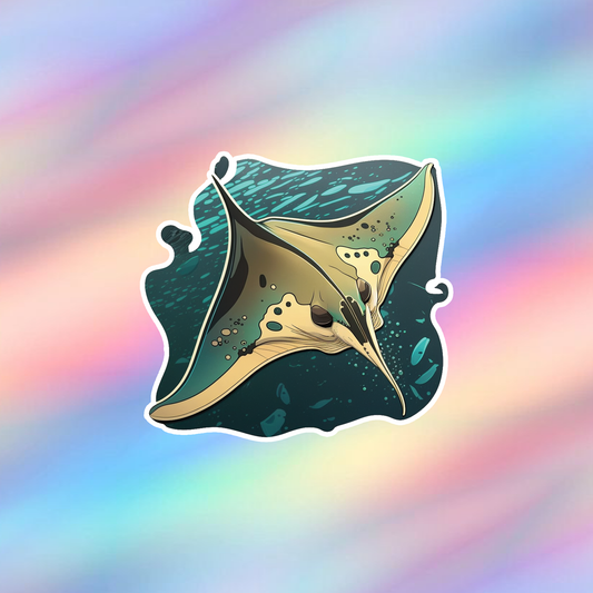 Manta Ray Single Sticker