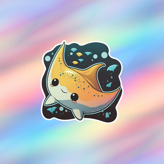 Manta Ray Single Sticker