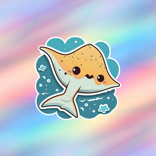 Manta Ray Single Sticker