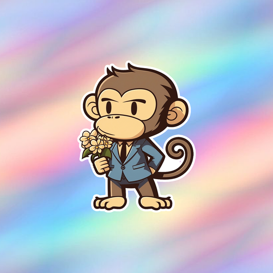 Monkey Single Sticker