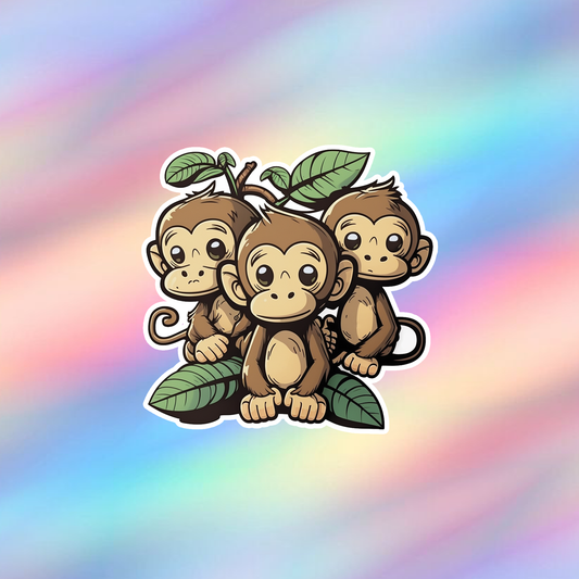 Monkey Single Sticker