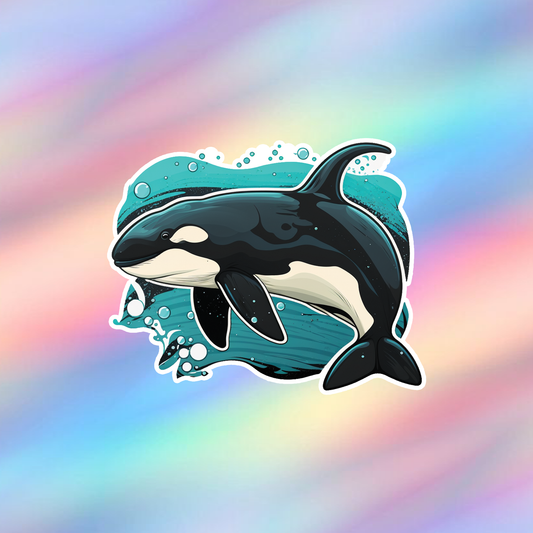 Orca Single Sticker