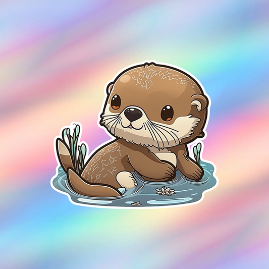 Otter Single Sticker