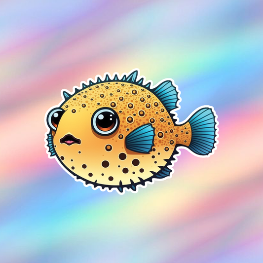 Pufferfish Single Sticker